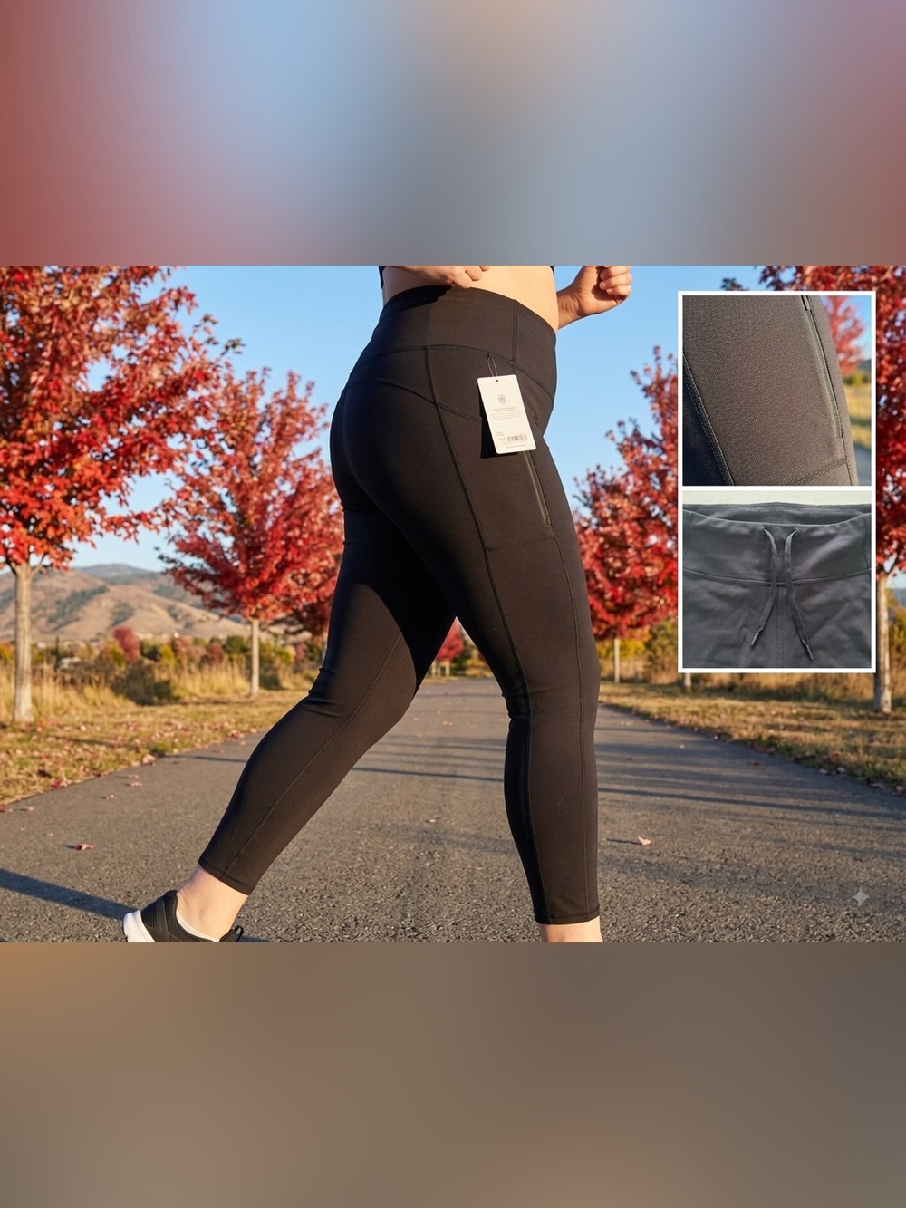 NWT Athleta Rainier Tight High Rise Legging - Black (Size 3X) - Picture 1 of 10